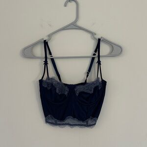 Victoria’s Secret Dream Angles Unlined Blue Bra Women’s size 32D